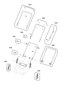 Part Location Diagram of 84005114 Murray Bail Assembly